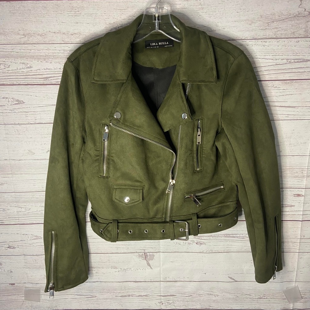 LIKA RULLA Suede Jacket, US Sz. Small